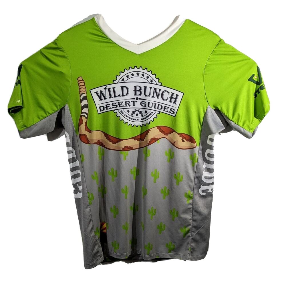 Primal Cycling Jersey Rattlesnake Lizard Mens Medium Desert Guide AZ